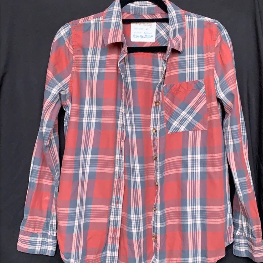 Flannel button down